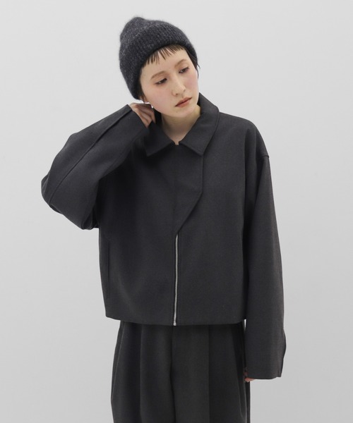 Wool Like Short Zip Blouson（ブルゾン）｜lit（リット）の