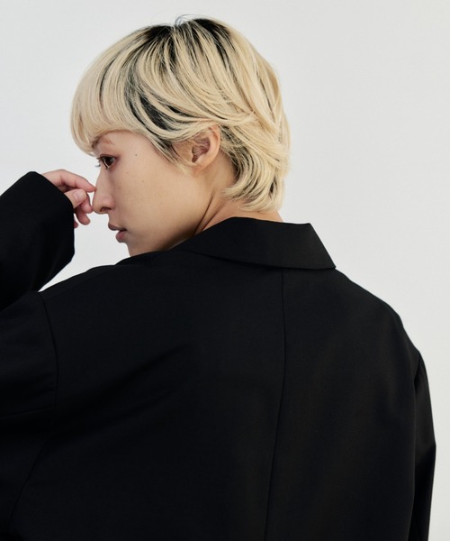 lit(リット)の「Wool Like Short Zip Blouson(ブルゾン・レディース・チャコールグレー/ブラック・FREE)」の20枚目の写真