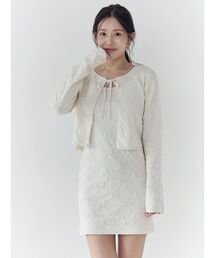 CALNAMUR | リボンジャガードキャミワンピース(ワンピース)