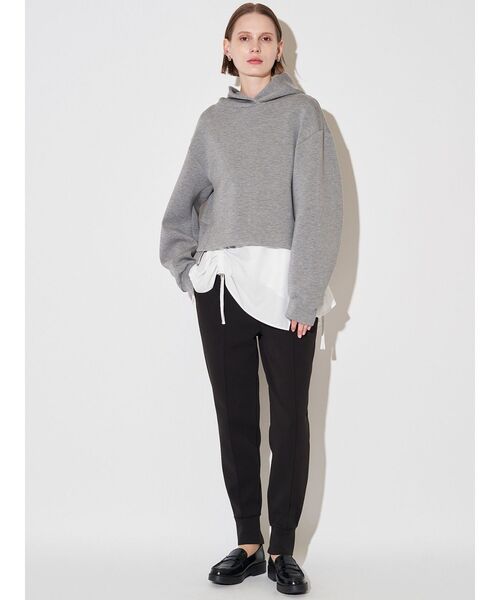 ELENDEEK（エレンディーク）の「ドロストブラウスセットフーディ（パーカー・レディース・ブラック/グレー/ブラウン・FREE）」の7枚目の写真