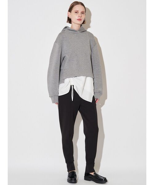 ELENDEEK（エレンディーク）の「ドロストブラウスセットフーディ（パーカー・レディース・ブラック/グレー/ブラウン・FREE）」の8枚目の写真