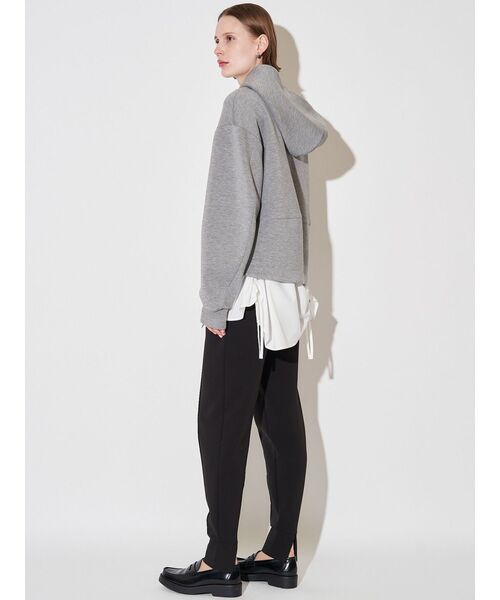 ELENDEEK（エレンディーク）の「ドロストブラウスセットフーディ（パーカー・レディース・ブラック/グレー/ブラウン・FREE）」の9枚目の写真