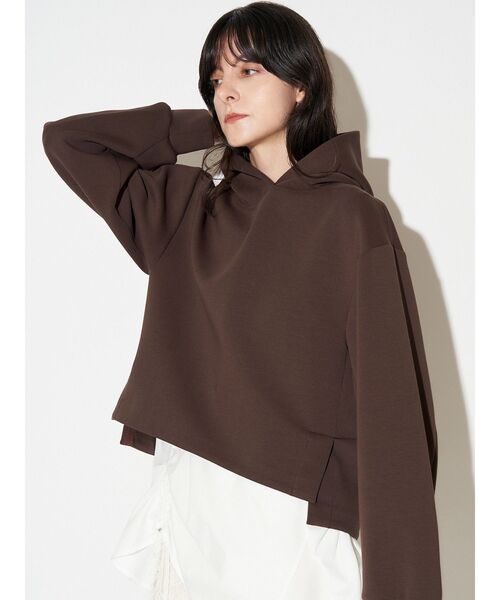 ELENDEEK（エレンディーク）の「ドロストブラウスセットフーディ（パーカー・レディース・ブラック/グレー/ブラウン・FREE）」の14枚目の写真