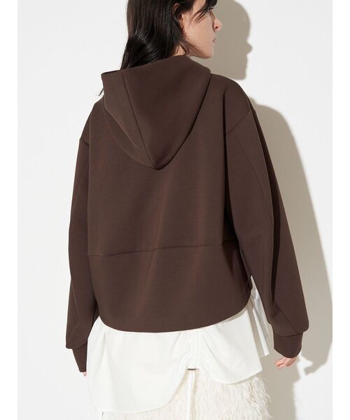 ELENDEEK（エレンディーク）の「ドロストブラウスセットフーディ（パーカー・レディース・ブラック/グレー/ブラウン・FREE）」の15枚目の写真