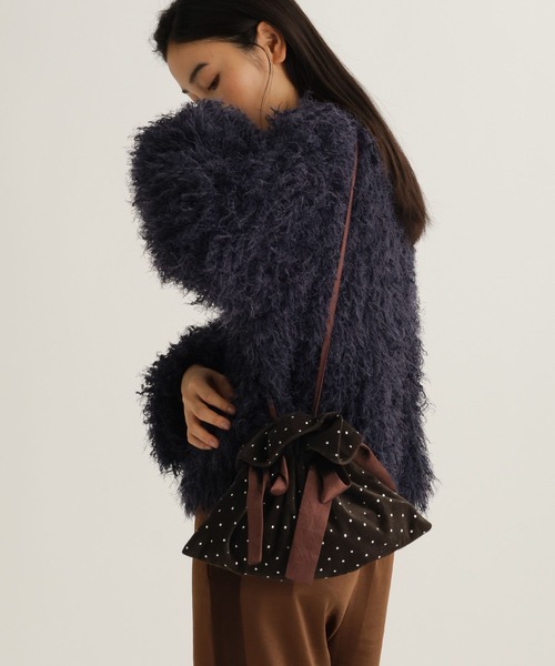 studio CLIP（スタディオクリップ）の「【daily CLIP】キラキラミニバッグ（ハンドバッグ・レディース・ブラック/ブラウン・FREE）」の8枚目の写真