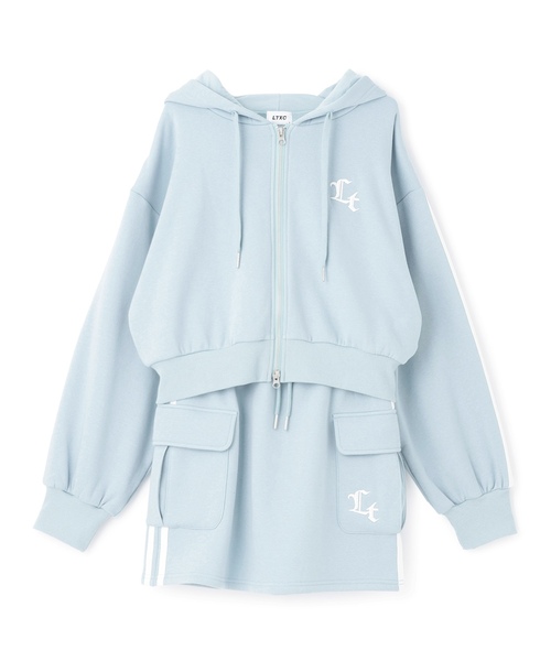 LOVE(*˘︶˘*).。.:*♡ セットアップ ヨークレースカラーセットアップ- LAFARY ONLINE