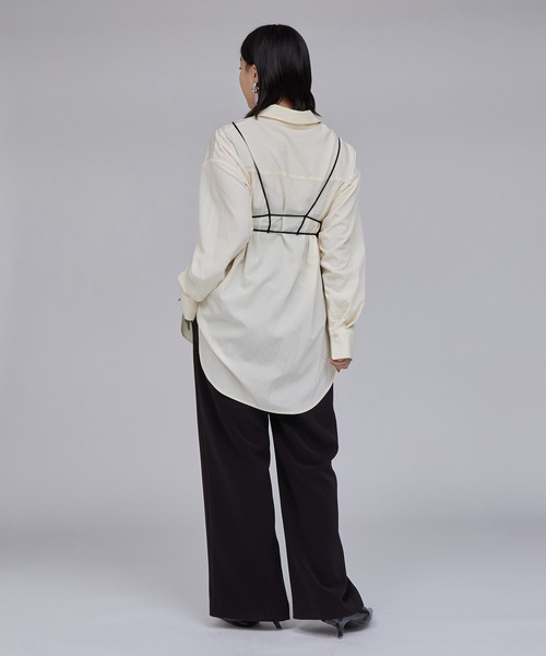 Lui's（ルイス）の「【Miu企画】セミフレアスラックス（スラックス・レディース・ブラウン/ブラック・36/38）」の19枚目の写真