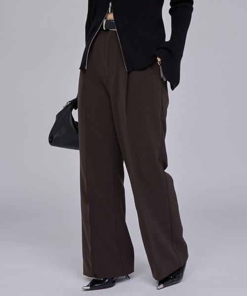 Lui's（ルイス）の「【Miu企画】セミフレアスラックス（スラックス・レディース・ブラウン/ブラック・36/38）」の20枚目の写真