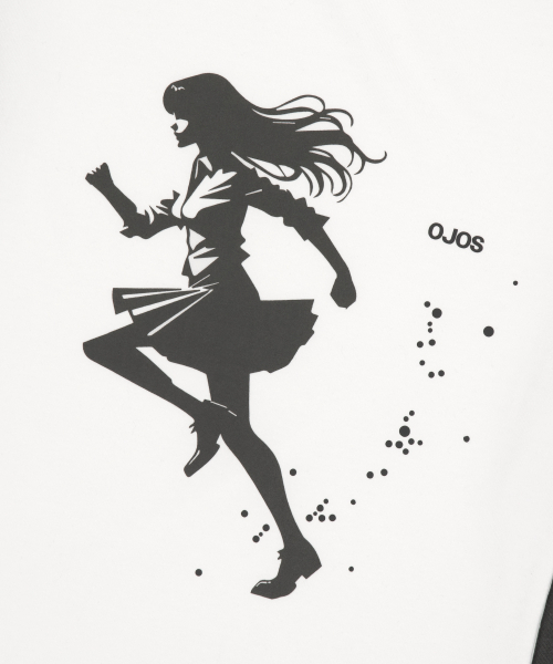 OJOS（オホス）の「Star Reglan Long Sleeve / Charcoal（Tシャツ/カットソー・レディース・その他・2/3/1）」の4枚目の写真