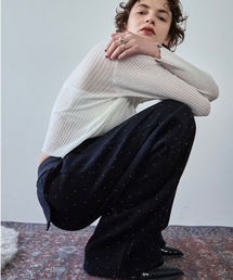 VION（ヴィオン）の「グリマーリラクストワイドパンツ / Glimmer Relaxed Wide Pants（スウェットパンツ・レディース）」