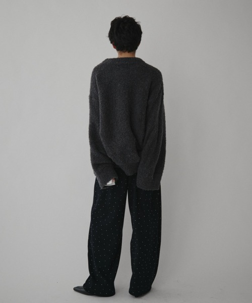 VION（ヴィオン）の「グリマーリラクストワイドパンツ / Glimmer Relaxed Wide Pants（スウェットパンツ・レディース・ブラック/グレー・FREE）」の11枚目の写真