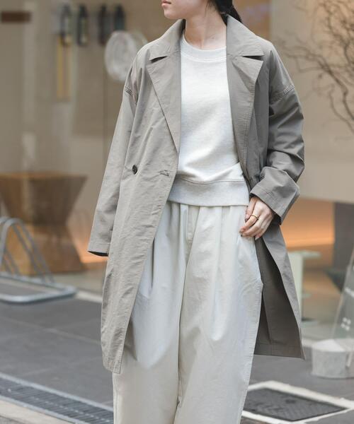 FORK&SPOON(フォークアンドスプーン)の「FORK&SPOON オーバーライトミドルコート(その他アウター・レディース・ベージュ/モカ/ネイビー・1)」の2枚目の写真