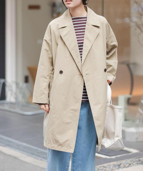 FORK&SPOON(フォークアンドスプーン)の「FORK&SPOON オーバーライトミドルコート(その他アウター・レディース・ベージュ/モカ/ネイビー・1)」の13枚目の写真