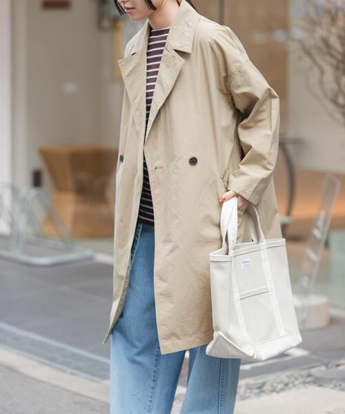 FORK&SPOON(フォークアンドスプーン)の「FORK&SPOON オーバーライトミドルコート(その他アウター・レディース・ベージュ/モカ/ネイビー・1)」の14枚目の写真