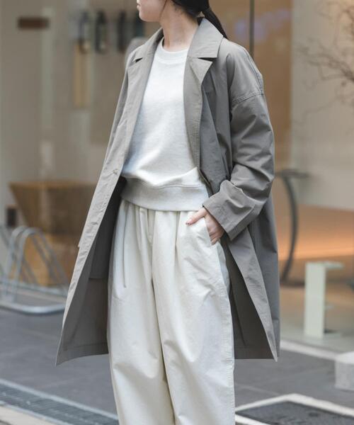 FORK&SPOON(フォークアンドスプーン)の「FORK&SPOON オーバーライトミドルコート(その他アウター・レディース・ベージュ/モカ/ネイビー・1)」の7枚目の写真