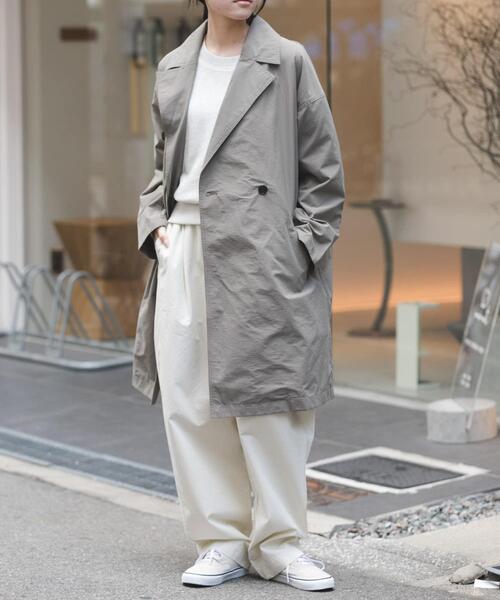 FORK&SPOON(フォークアンドスプーン)の「FORK&SPOON オーバーライトミドルコート(その他アウター・レディース・ベージュ/モカ/ネイビー・1)」の9枚目の写真