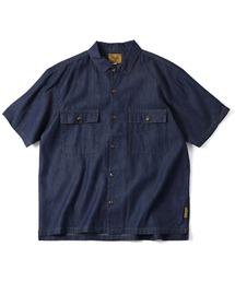 インディゴブルー」に該当するシャツ/ブラウス（デニム）ファッション