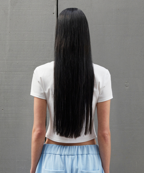 ERA(エラ)の「WOMEN ERA WORLD SLIM CROPPED T - WHITE(Tシャツ/カットソー・レディース・その他・MEDIUM/SMALL)」の4枚目の写真