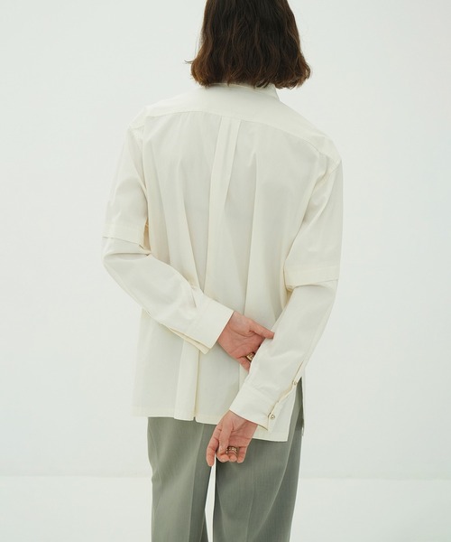 CLANE(クラネ)の「JEWELRY OVER SHIRTS(シャツ/ブラウス・レディース・ブラック/ホワイト・2/1)」の11枚目の写真