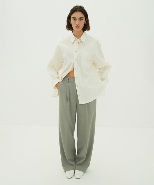 CLANE(クラネ)の「JEWELRY OVER SHIRTS(シャツ/ブラウス・レディース・ブラック/ホワイト・2/1)」の12枚目の写真
