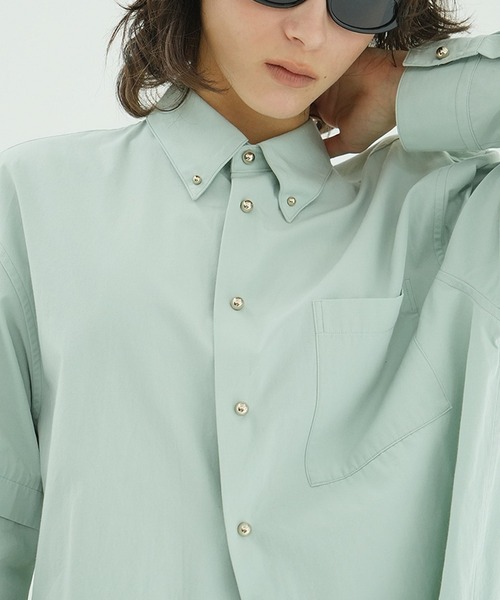 CLANE(クラネ)の「JEWELRY OVER SHIRTS(シャツ/ブラウス・レディース・ブラック/ホワイト・2/1)」の15枚目の写真