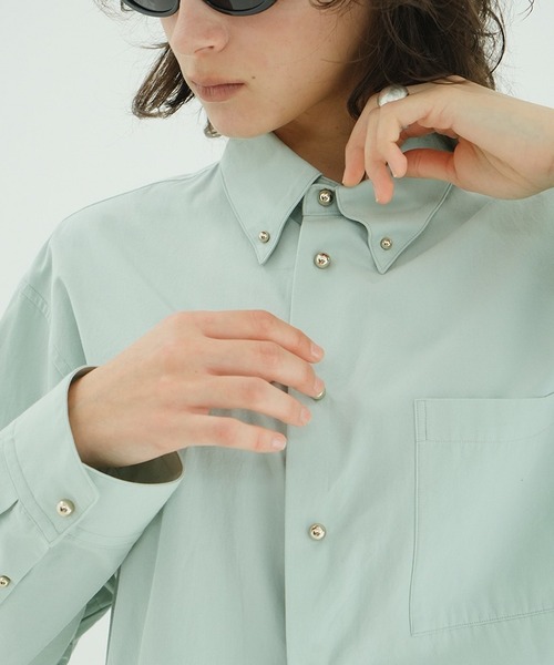 CLANE(クラネ)の「JEWELRY OVER SHIRTS(シャツ/ブラウス・レディース・ブラック/ホワイト・2/1)」の16枚目の写真