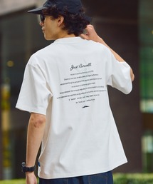 CONVERSE JACK PURCELL/コンバース ジャックパーセル エンザイム加工 スムース ポイントロゴ刺繍/グラフィックプリント 半袖Tシャツ