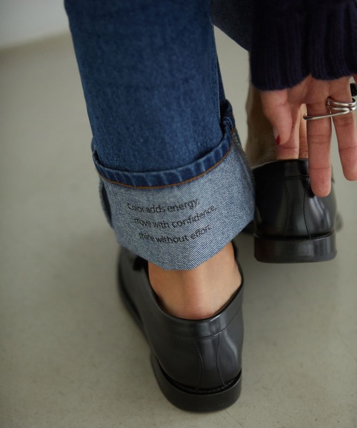 BAYFLOW（ベイフロー）の「【知久友里恵さんコラボ】スリムストレートデニム（デニムパンツ・レディース・ブルー・SMALL/MEDIUM）」の18枚目の写真