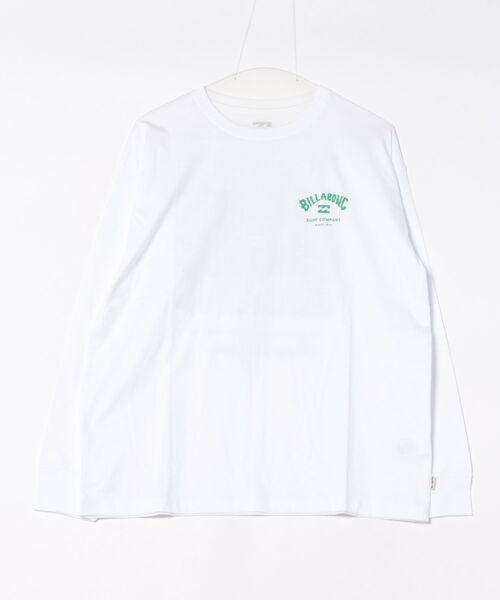 BILLABONG(ビラボン)の「BILLABONG ウィメンズ SQUARE LOGO BOY FIT ロンT 【2026年春夏モデル】(Tシャツ/カットソー・レディース・ホワイト/ブラック/ターコイズブルー/オレンジ系その他・MEDIUM/LARGE)」の1枚目の写真