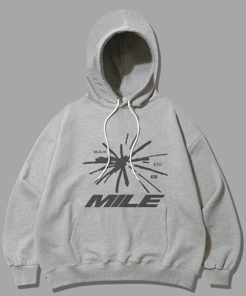 THE MILE(ザマイル)の「ファイヤークラッカー スウェット フード GREY(パーカー・メンズ・その他・S/M/L/XL)」の6枚目の写真
