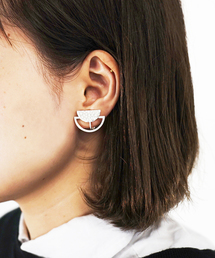 SCALA（スカラ）の「【SCALA/スカラ】エクリプスイヤリング/made in JAPAN（日本製）（イヤリング）」