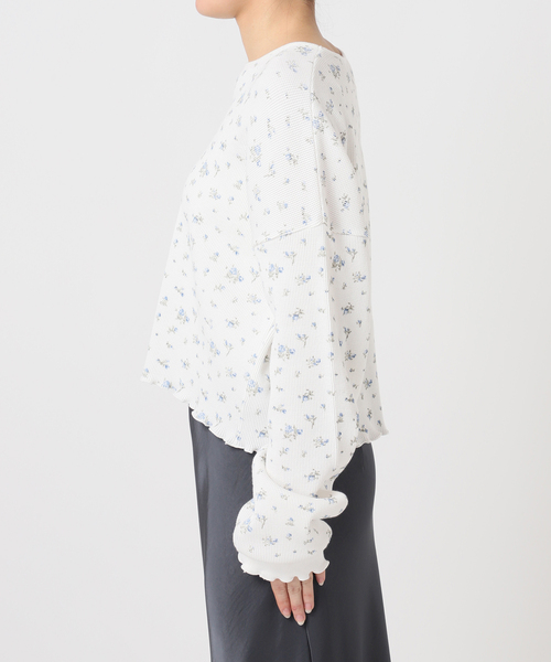 U by SPICK&SPAN(ユーバイスピックアンドスパン)の「ワッフルプルオーバー(Tシャツ/カットソー・レディース・ピンク/イエロー/ブルー・FREE)」の5枚目の写真