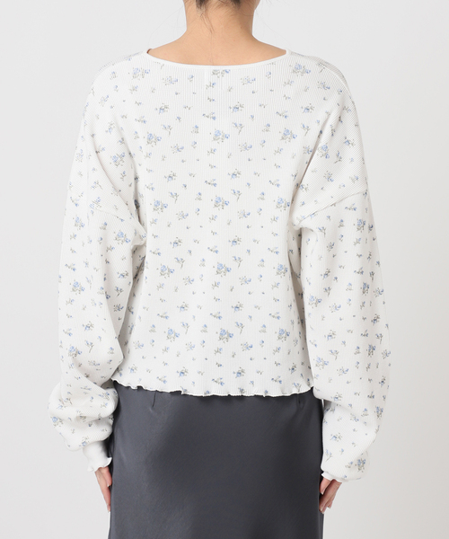 U by SPICK&SPAN(ユーバイスピックアンドスパン)の「ワッフルプルオーバー(Tシャツ/カットソー・レディース・ピンク/イエロー/ブルー・FREE)」の6枚目の写真