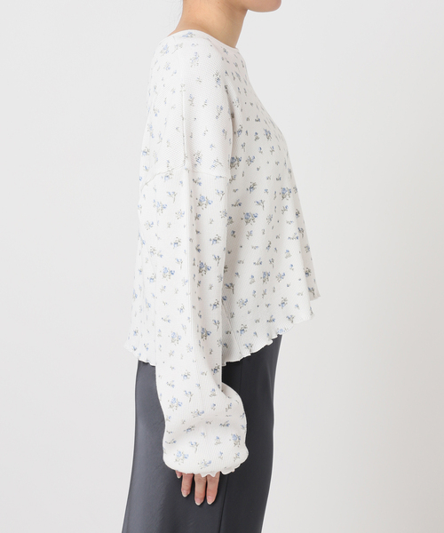 U by SPICK&SPAN(ユーバイスピックアンドスパン)の「ワッフルプルオーバー(Tシャツ/カットソー・レディース・ピンク/イエロー/ブルー・FREE)」の7枚目の写真