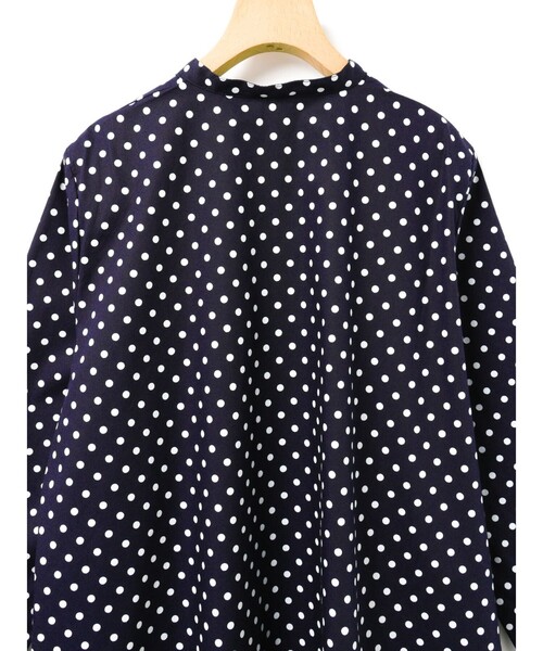 MidiUmi(ミディウミ)の「MidiUmi ドットシャツ(シャツ/ブラウス・レディース・アイボリー/ブラック系その他3/ネイビー・FREE)」の10枚目の写真