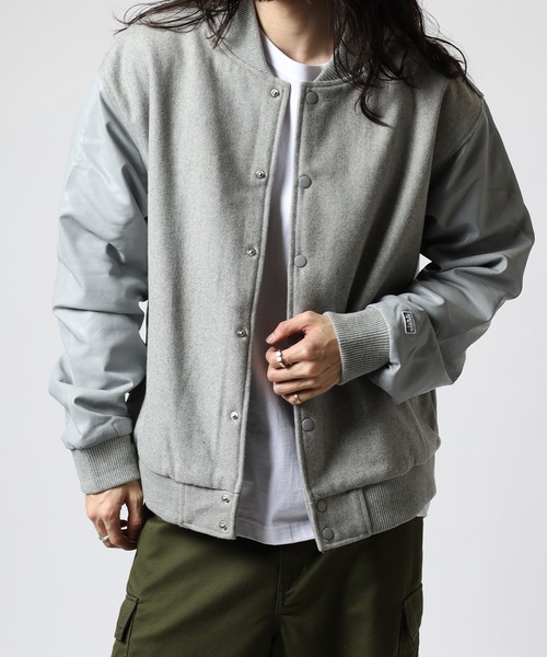 PRO CLUB (プロクラブ)の「PRO CLUB バーシティジャケット(スタジャン・メンズ・シルバー/ブラック・XL/L/M/3XL/2XL/S)」の20枚目の写真