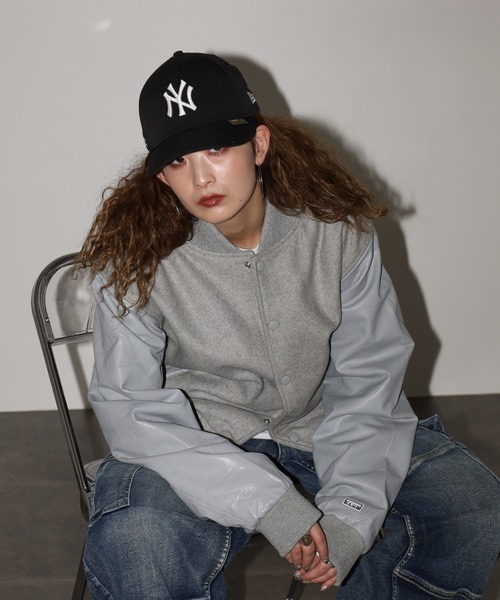 PRO CLUB (プロクラブ)の「PRO CLUB バーシティジャケット(スタジャン・メンズ・シルバー/ブラック・XL/L/M/3XL/2XL/S)」の6枚目の写真