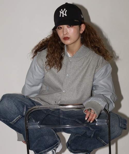 PRO CLUB (プロクラブ)の「PRO CLUB バーシティジャケット(スタジャン・メンズ・シルバー/ブラック・XL/L/M/3XL/2XL/S)」の4枚目の写真