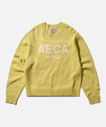 AECA（エイカ）の「AECA BIG LOGO WOOL KNIT-AVOCADO（ニット/セーター）」