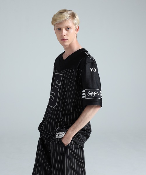 Y-3（ワイスリー）の「Y-3 ELITE 5 A FOOTBALL SHORT SLEEVE TEE（Tシャツ/カットソー・メンズ・ブラック・XX-SMALL/X-LARGE/LARGE/MEDIUM/SMALL/X-SMALL）」の3枚目の写真