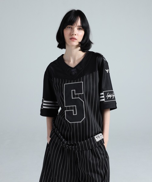 Y-3（ワイスリー）の「Y-3 ELITE 5 A FOOTBALL SHORT SLEEVE TEE（Tシャツ/カットソー・メンズ・ブラック・XX-SMALL/X-LARGE/LARGE/MEDIUM/SMALL/X-SMALL）」の5枚目の写真