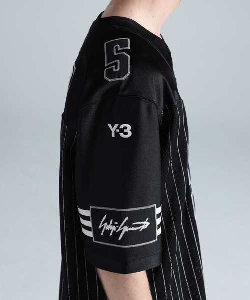 Y-3（ワイスリー）の「Y-3 ELITE 5 A FOOTBALL SHORT SLEEVE TEE（Tシャツ/カットソー・メンズ・ブラック・XX-SMALL/X-LARGE/LARGE/MEDIUM/SMALL/X-SMALL）」の6枚目の写真