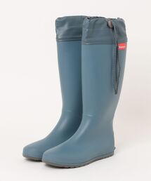 MAZEMAZE（マゼマゼ）の「フォールディングレインブーツ　ロング（レインシューズ）」