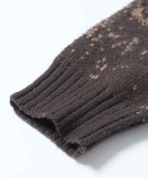 THISIS（ディスイズ）の「シャギーニット（ニット/セーター・メンズ・ネイビー/ブラウン/ワインレッド/ブラック・MEDIUM/LARGE）」の6枚目の写真