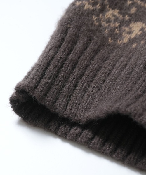 THISIS（ディスイズ）の「シャギーニット（ニット/セーター・メンズ・ネイビー/ブラウン/ワインレッド/ブラック・MEDIUM/LARGE）」の7枚目の写真