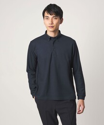 green label relaxing | メランジ カノコ ニュー ボタンダウン 長袖 ポロシャツ(ポロシャツ)