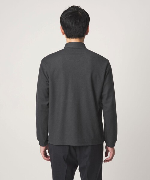 green label relaxing（グリーンレーベルリラクシング）の「メランジ カノコ ニュー ボタンダウン 長袖 ポロシャツ（ポロシャツ・メンズ・ネイビー/ダークグレー・M/L/XL/S）」の19枚目の写真