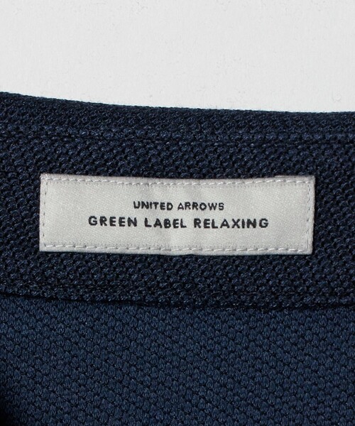 green label relaxing（グリーンレーベルリラクシング）の「メランジ カノコ ニュー ボタンダウン 長袖 ポロシャツ（ポロシャツ・メンズ・ネイビー/ダークグレー・M/L/XL/S）」の11枚目の写真
