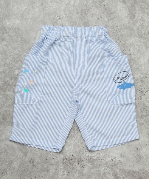 DILASH(ディラッシュ)の「サッカーストライプ アソートハーフパンツ(その他パンツ・キッズ・イエロー/ブルー・130/100/90/80/110/120)」の1枚目の写真