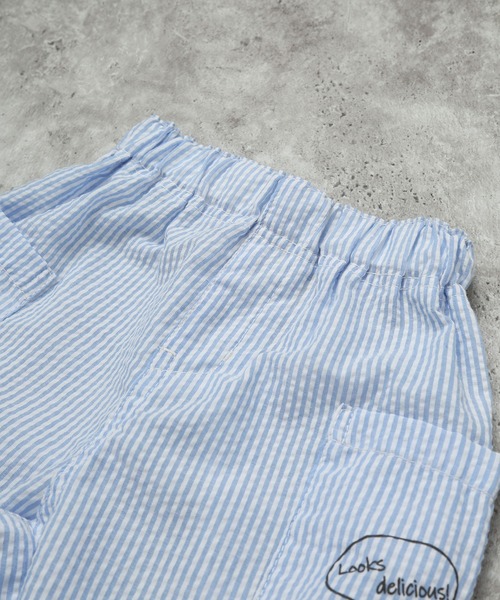 DILASH(ディラッシュ)の「サッカーストライプ アソートハーフパンツ(その他パンツ・キッズ・イエロー/ブルー・130/100/90/80/110/120)」の4枚目の写真